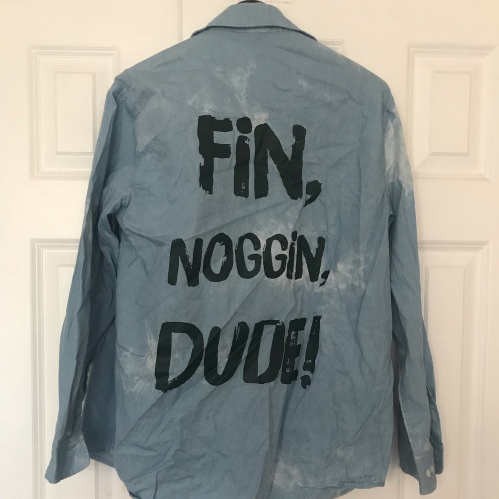 Finding Nemo Chambray Button Down Cakeworthy